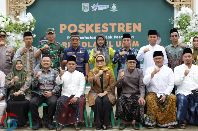 
Program Poskestren di Pondok Pesantren Riyadhotul Ulum Diresmikan Oleh Bupati Lamtim