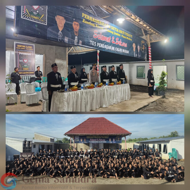 
PSHT Ranting Ajung Melaksanakan Pendadaran 150 Peserta Calon Warga Leting 2025.