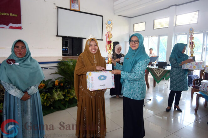 
Juara 1 lomba rebana HUT Kab Kaur ke 22, di raih PKK Kecamatan kaur Selatan.