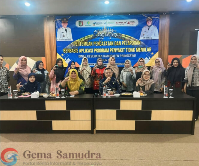 Dinkes Pringsewu Gelar Pertemuan Pencatatan dan Pelaporan Berbasis Aplikasi Program Penyakit Tidak Menular