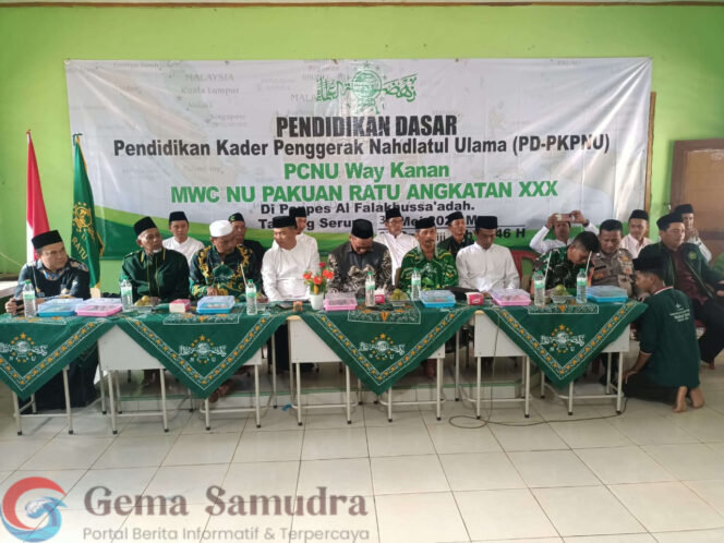 
PCNU Way Kanan Cetak Kader Militan Melalui PD-PKPNU
