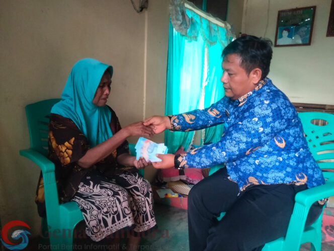 Lima KPM di Pekon Pujodadi Dapat Bantuan Kerawanan Sosial