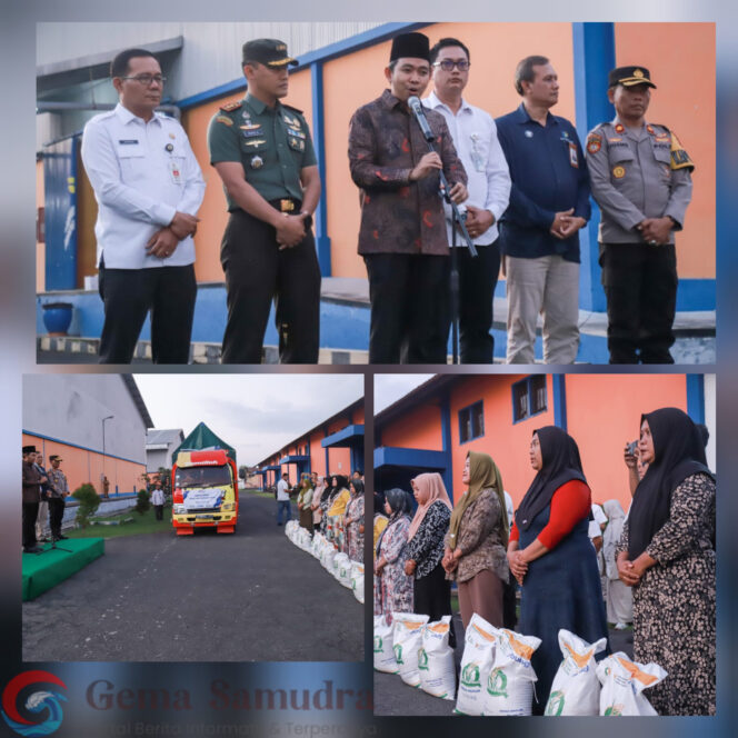 Bupati Fawait Tinjau Langsung ke Lokasi Penyaluran Ke 2 Bantuan Pangan