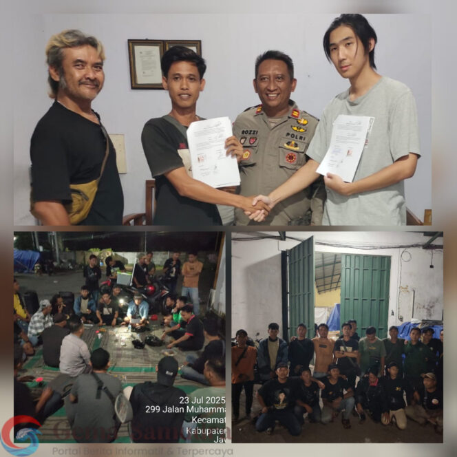 Dwi Agus Budiyanto Ketua Yayasan Laskar Jahanam Mengucapkan Terimakasih Kepada Polsek Ajung Yang Telah Mendampingi Perundingan lanjutan dengan PT Fenqyi Hingga Selesai