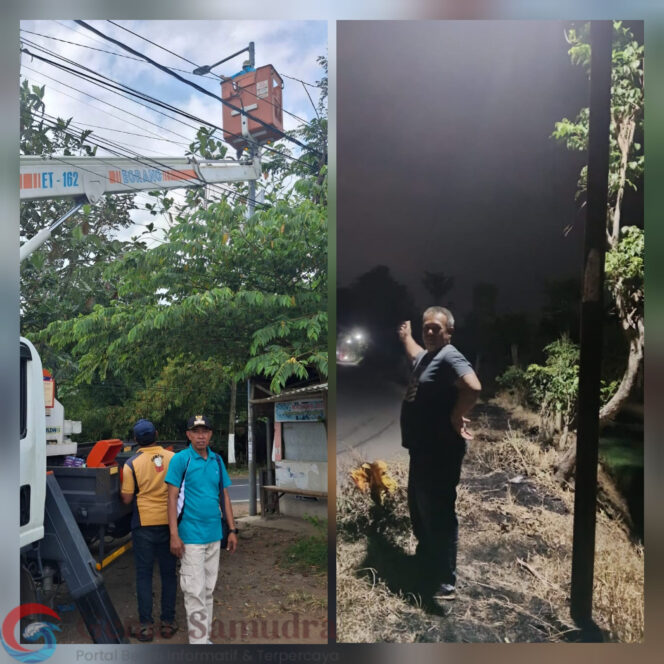 Pak RW Mewakili Warga Ucapkan Terimakasih Kepada Bapak PJ Kades Pancakarya Achmad Fauzi Mengupayakan Lampu Penerangan di tempat Yang Rawan.