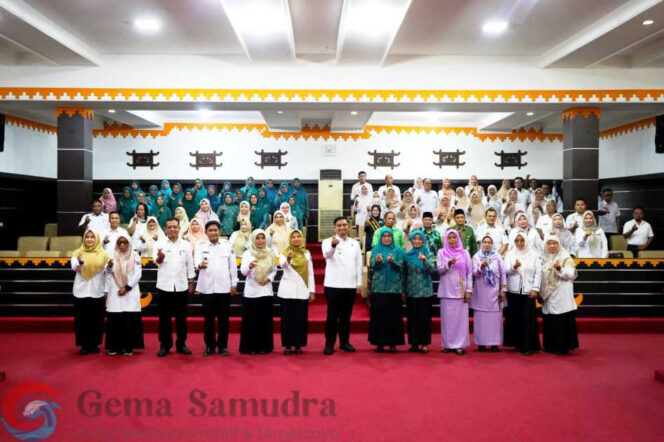 
Wakil Wali Kota Metro, M. Rafieq berikan beberapa arahan terkait penurunan stunting