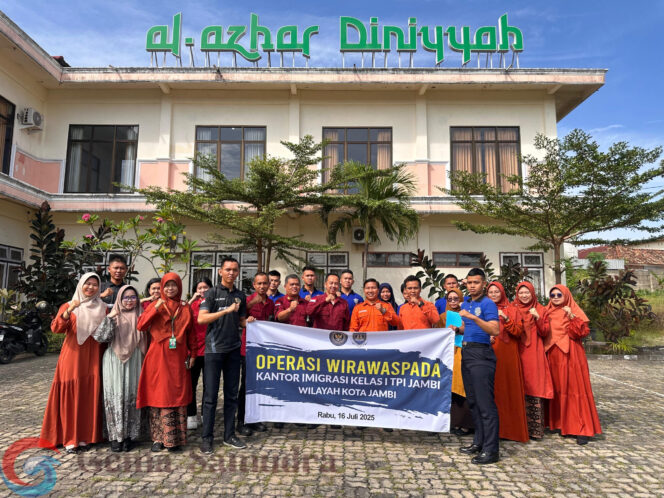 
Imigrasi Jambi Gelar Operasi Wira Waspada 2025, Awasi Ketat Keberadaan Orang Asing