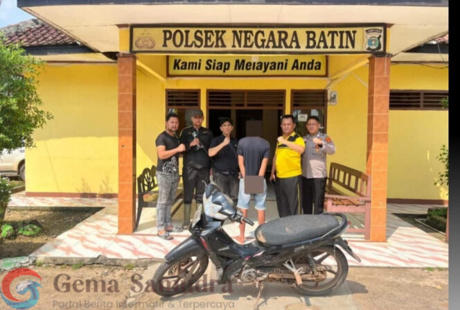 
Curi 76 Tandan Sawit, Diduga Pelaku Diringkus Polsek Negara Batin