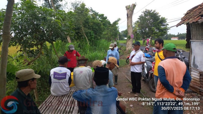 
Untuk Mendukung Keamanan Produksi Pangan Kelompok Tani Ngudi Mulyo Desa Wonorejo Gelar Gerakan Pengendalian Wereng Batang Coklat