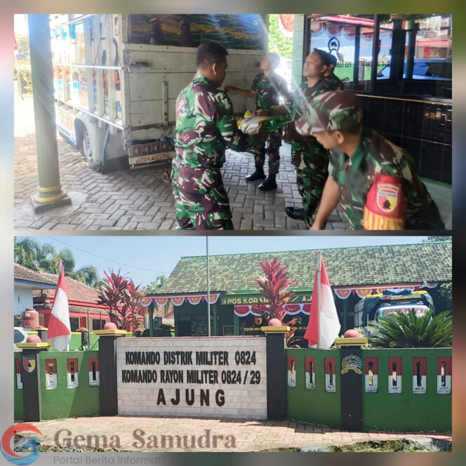 
Pendistribusian Beras Stabilisasi Pasokan dan Harga Pangan (SPHP) Wilayah Kabupaten Jember di Posramil 0824/29 Ajung Berjalan Sukses.