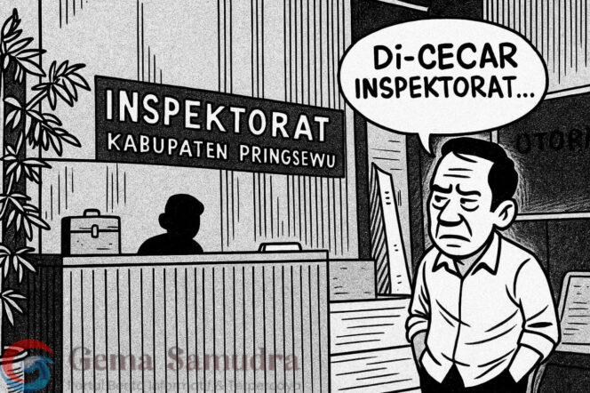 
Dua Jam Dicecar Inspektorat, Pelaksana Proyek Gumukmas Akui ‘Jalankan Apa Adanya’