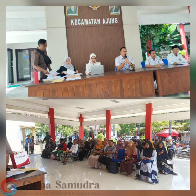 
200 Lebih Guru ngaji Hadiri Pembuatan Rekening di Aula Kecamatan Ajung