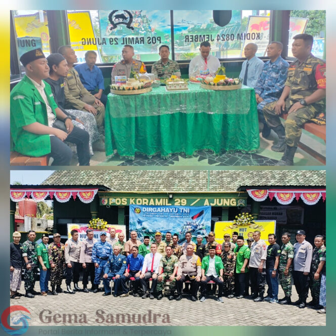 
Tasyakuran HUT TNI ke 80 di Posramil 0824/29 Ajung Berjalan dengan Khidmat.