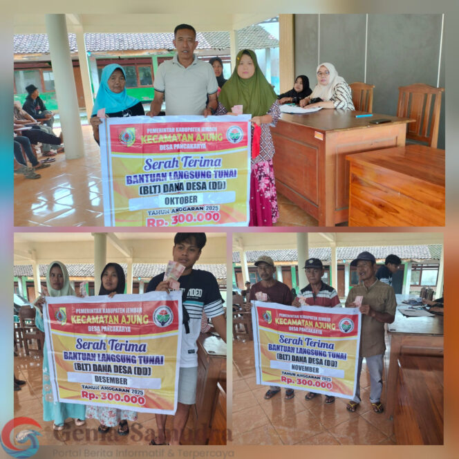 
Pemdes Pancakarya Salurkan BLT Dana Desa untuk Tiga Bulan Sekaligus di tahun 2025.