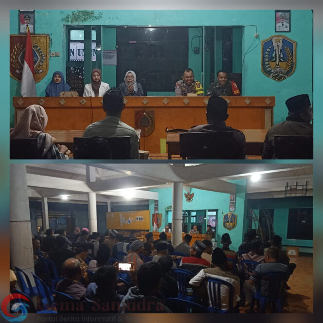 
Bhabinkamtibmas dan Babinsa Hadiri Sosialisasi Kesehatan Holistik di Desa Ajung