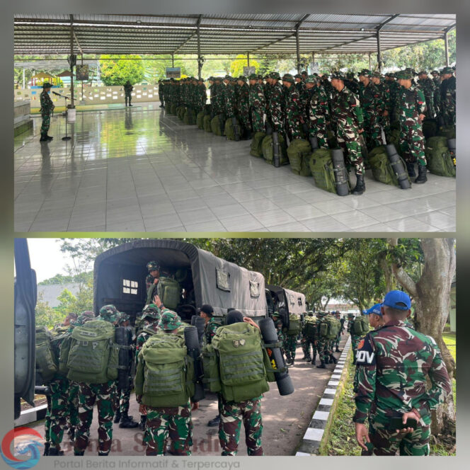 
100 Prajurit Yonif 509 Kostrad Dikerahkan Bantu Penanganan Darurat Erupsi Semeru