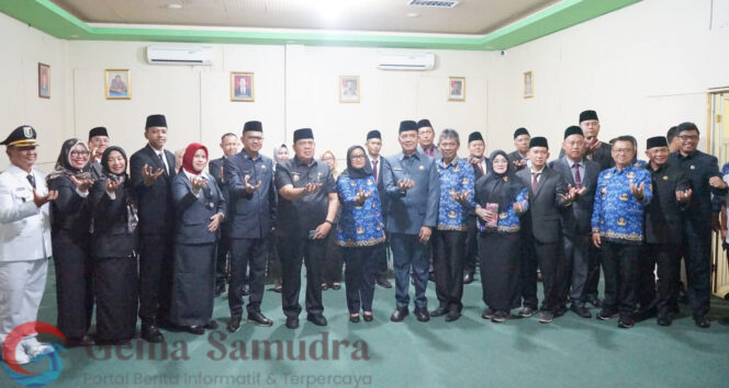 
Bupati Lampung Timur Resmi Melantik 18 Pejabat Administrator Dan Pengawas