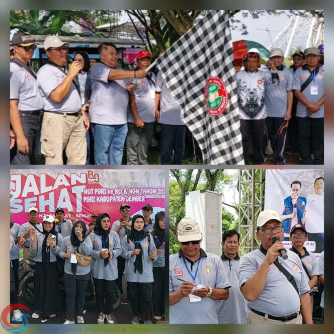 
JJS HUT PGRI Ke 80 Di Jember Sport Garden diikuti Ribuan guru Tendik