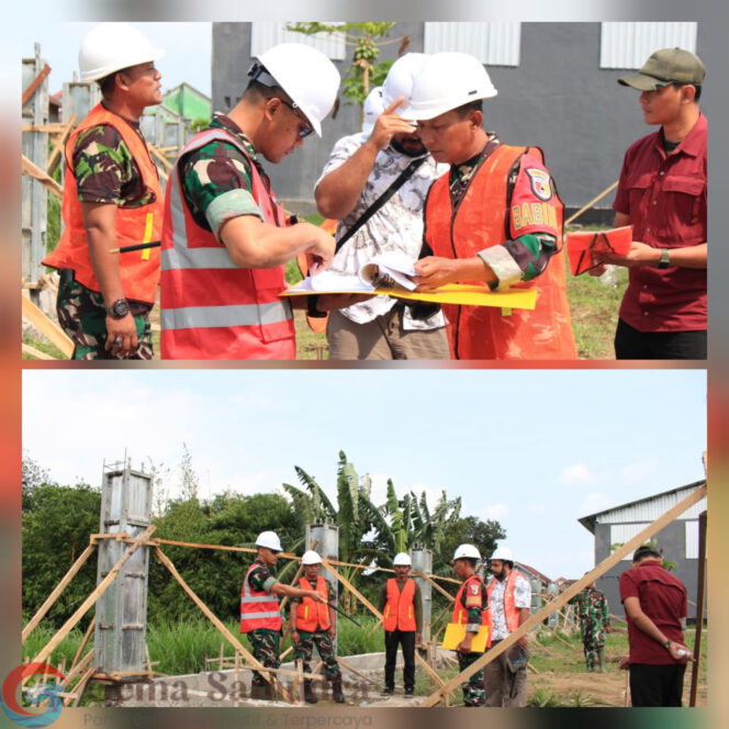 
Dandim 0824 Jember Tinjau Pembangunan Koperasi Merah Putih di Klompangan dan Wirowongso