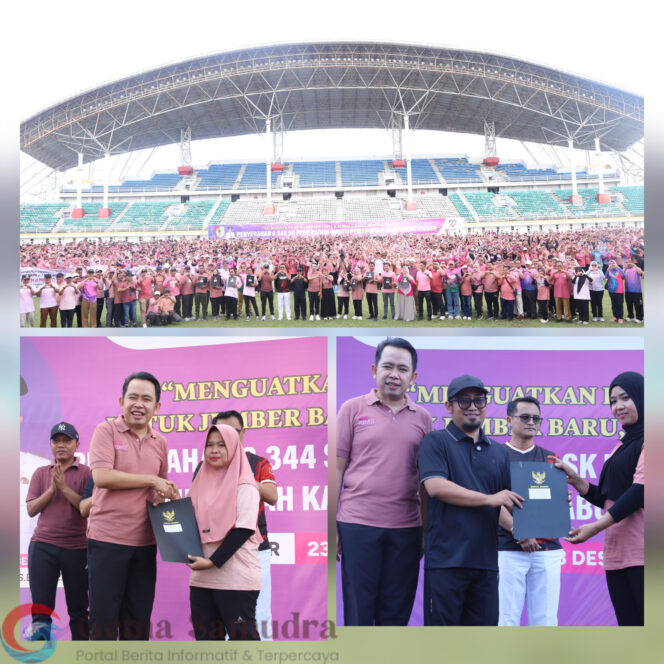 
Bupati Jember Gus Fawait Serahkan 8.344 SK PPPK Paruh Waktu dengan tema “Menguatkan Pengabdian untuk Jember Baru, Jember Maju”