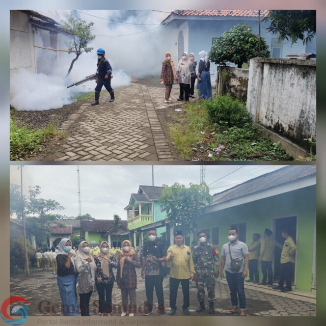 
Cegah DBD, PJ Kades, Babinsa dan Nakes Gelar Fogging di Dusun Kresek Desa Pancakarya