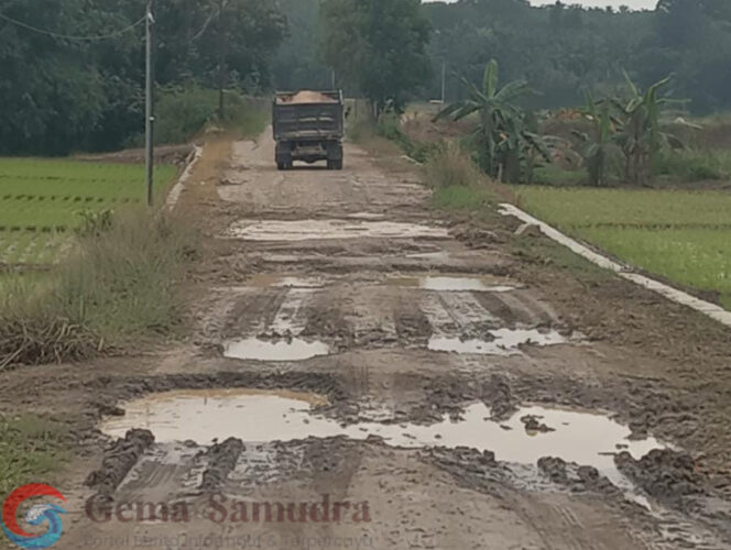 
Penegakan Hukum Dipertanyakan, Tambang Pasir Ilegal Bebas Rusak Jalan Pringsewu