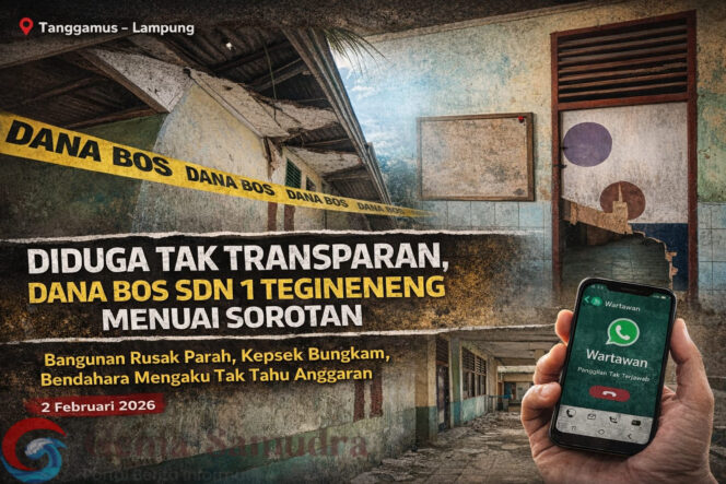 
Dana BOS 2025 Dipertanyakan, Kondisi SDN 1 Tegineneng Limau Memprihatinkan