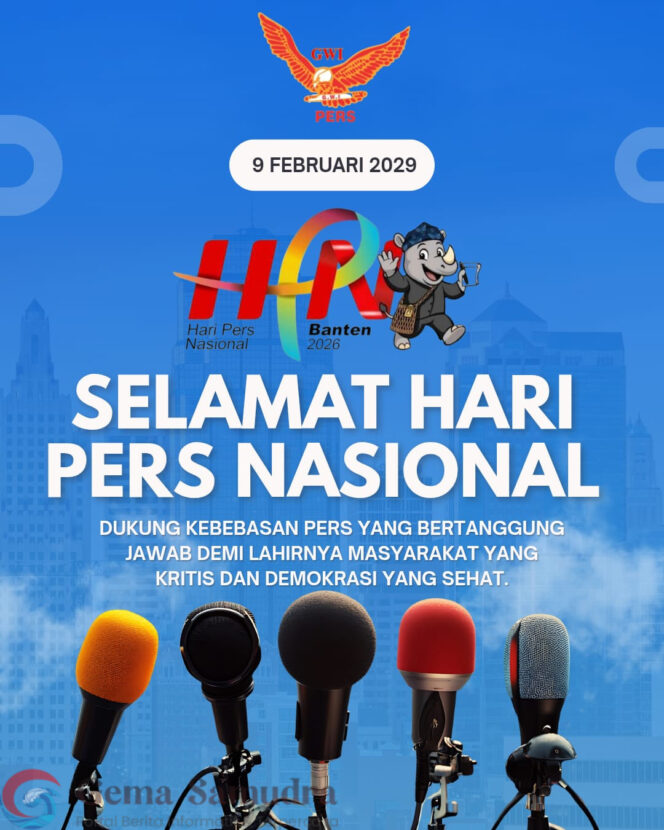 
Ketua Umum GWI Ucapkan Selamat Hari Pers Nasional 2026