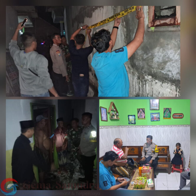 
Diduga Konsleting Listrik, Rumah Kasun Curah Renteng Pancakarya Ajung Terbakar.