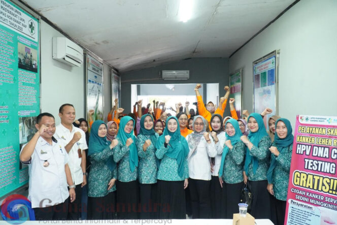 
Ketua TP PKK Tubaba Ajak Perempuan Peduli Kesehatan Reproduksi Melalui Deteksi Kanker Serviks Dan Pelayanan KB