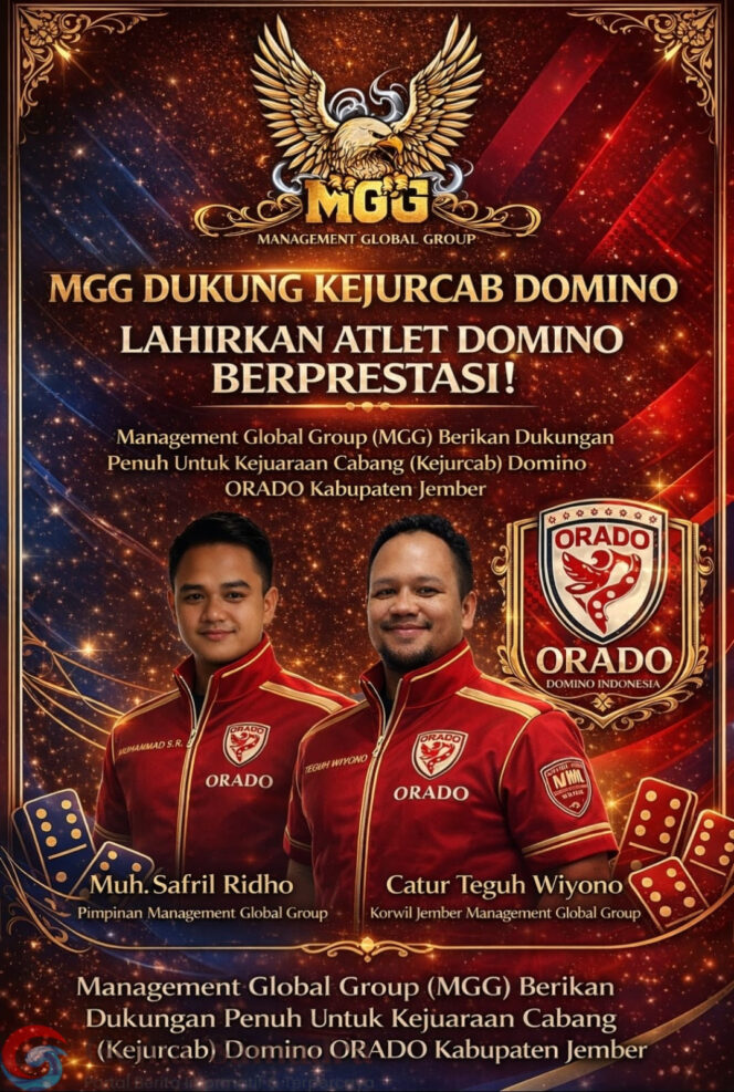 
MGG Beri Dukungan Penuh, Kejurcab Domino ORADO Jember Jadi Momentum Lahirnya Atlet Berprestasi