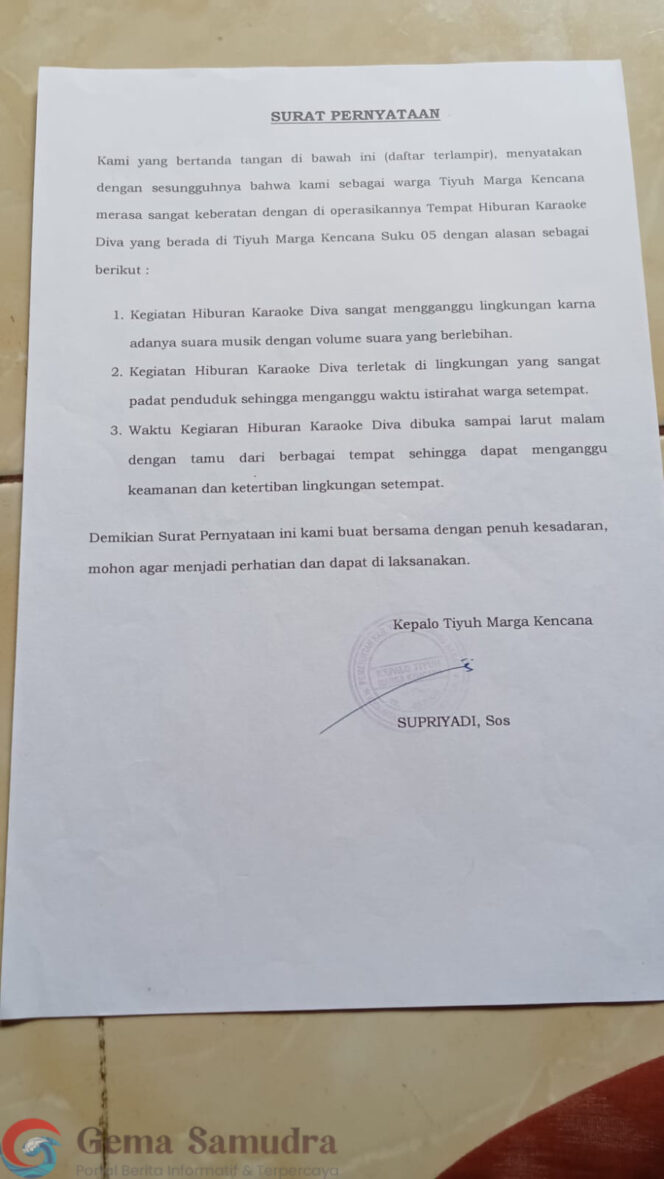 
Wah!!!! Warga Geram, Karaoke Diva Di Marga Kencana Dinilai Abaikan Ketertiban Lingkungan