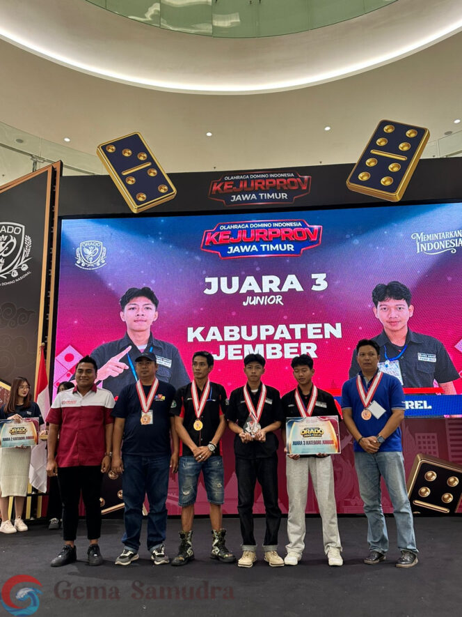 
Atlet Domino Jember Raih Juara 3 di Kejurprov Jawa Timur 2026