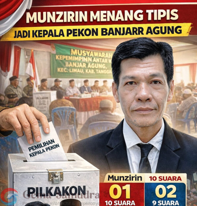 
Munzirin Menang Tipis dalam Pemilihan PAW Kepala Pekon Banjar Agung Limau