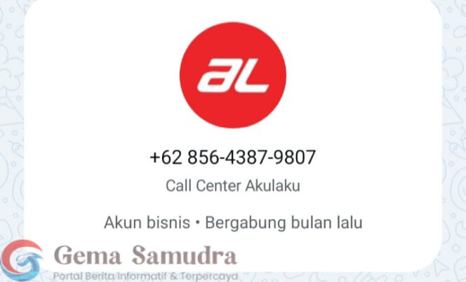 
Hati Hati !!! Mengaku call center Akulaku Menipu Wartawan Pelitaonline.co Sehingga Terlilit Tanggungan