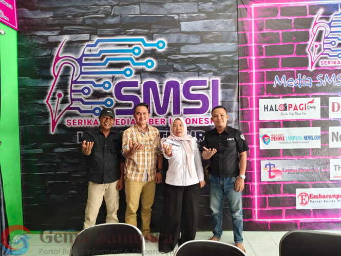 
Sinergitas, Dinas Perindag Lamtim Support Penuh SMSI