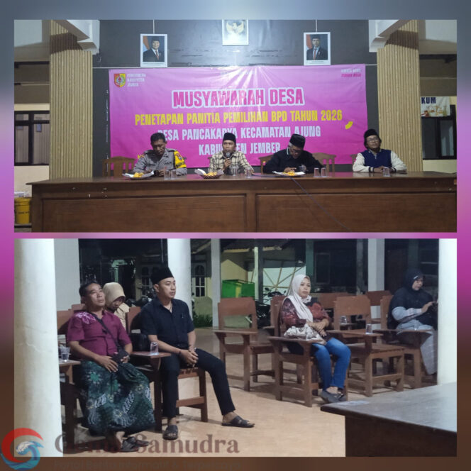
Musdes Penetapan Panitia Pemilhan BPD Desa Pancakarya Tahun 2026 Telah Dilaksanakan