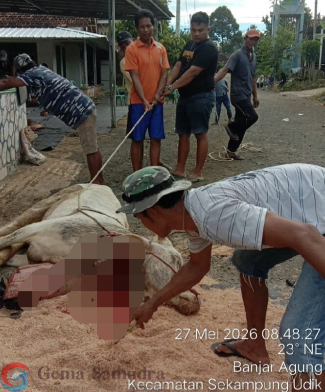 
Tokoh Masyarakat Banjar Agung Apresiasi Dan Rasa Terimakasih Atas Kepedulian PT Sarana Global Quarry Terhadap Warga Sekitar