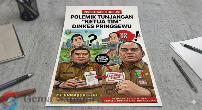 
Tanpa Payung Hukum Perbup, Tunjangan “Ketua Tim” di Dinkes Pringsewu Jadi Sorotan