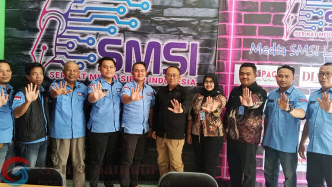 
Kolaborasi, BNNK Lamtim Ajak SMSI Untuk Perangi Jauhi Narkoba