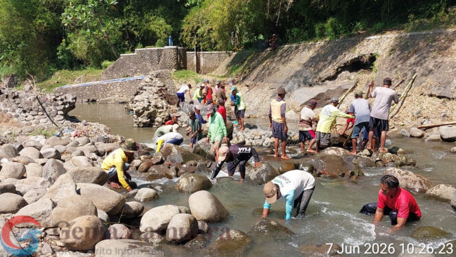 
DAM Irigasi Klanceng Rusak Sejak 2023 Berharap Pemerintah Membangunnya Kembali : Keinginan Petani Arjasa Jember.
