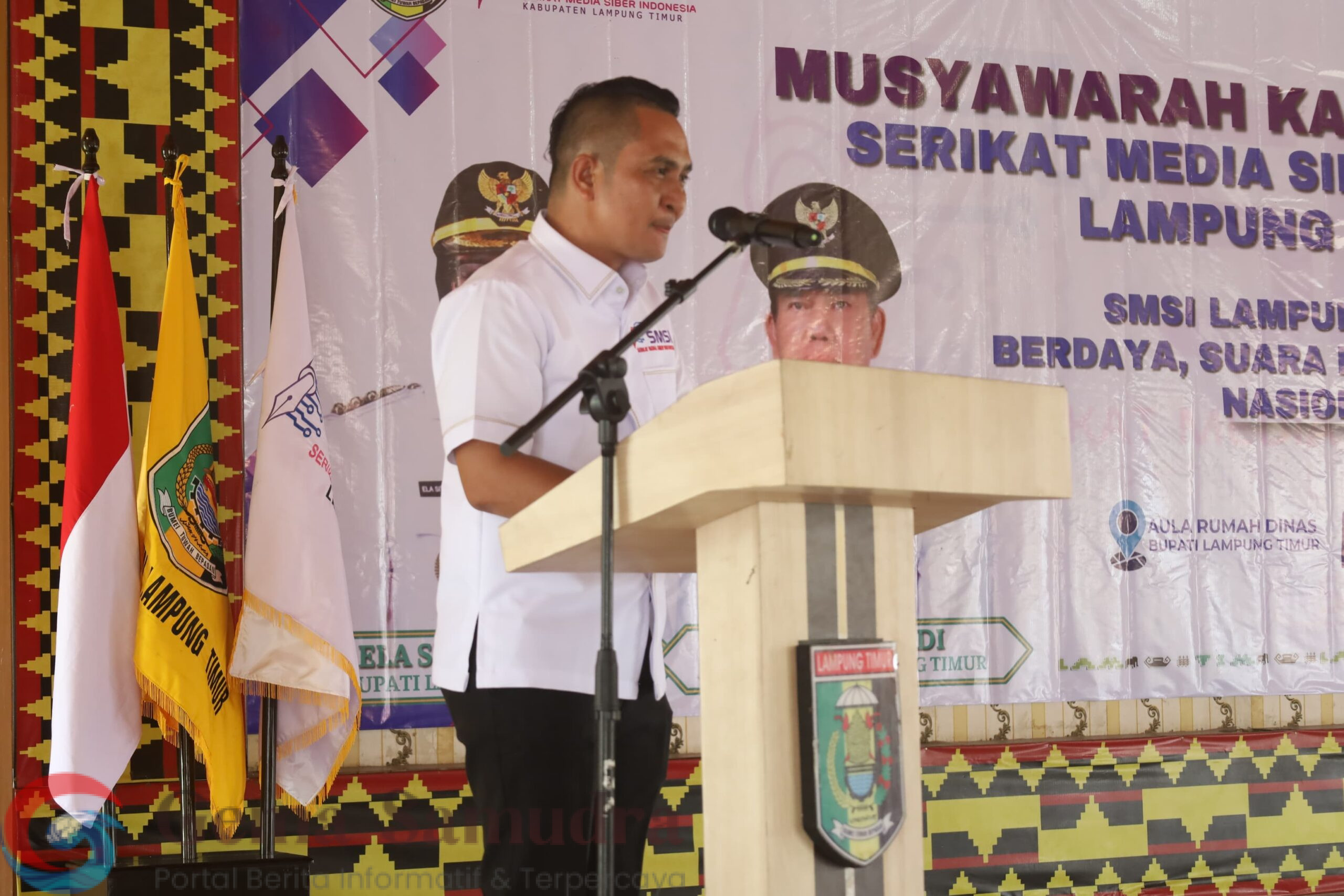 Foto, Ketua SMSI Lampung Timur