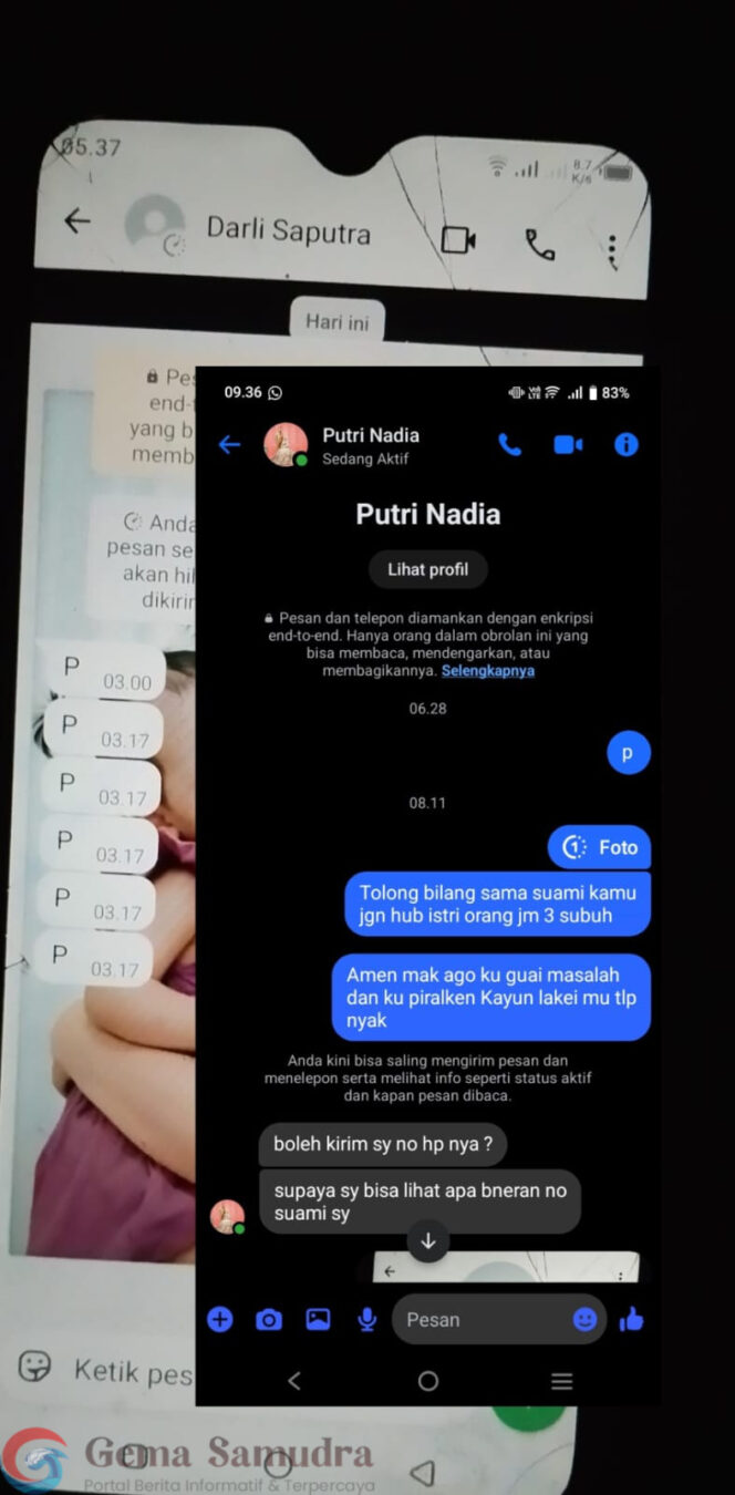 
Hati-hati Dengan Nomor whatsapp +62 823-6339-2957 Atas Nama Darli Saputra Mencoba Merayu Istri Orang