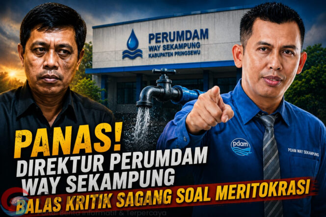 
Disindir Soal Meritokrasi, Direktur Perumdam Way Sekampung Balas Sagang: “Jangan Asal Nuduh!”