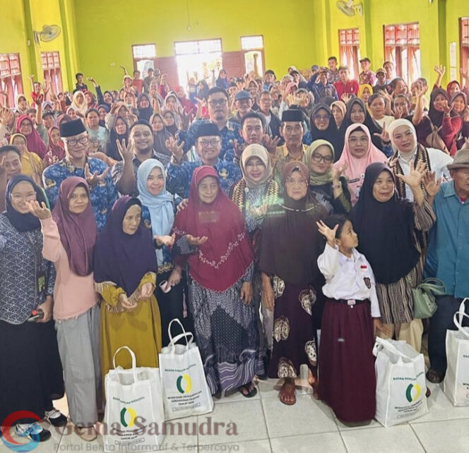 
Pemkab Lamtim Dan Bapanas Salurkan Bantuan Pangan Bergizi di Sukadana