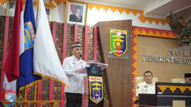 
Wali Kota Metro Kukuhkan DPPI, Dorong Generasi Muda Jadi Teladan Pancasila