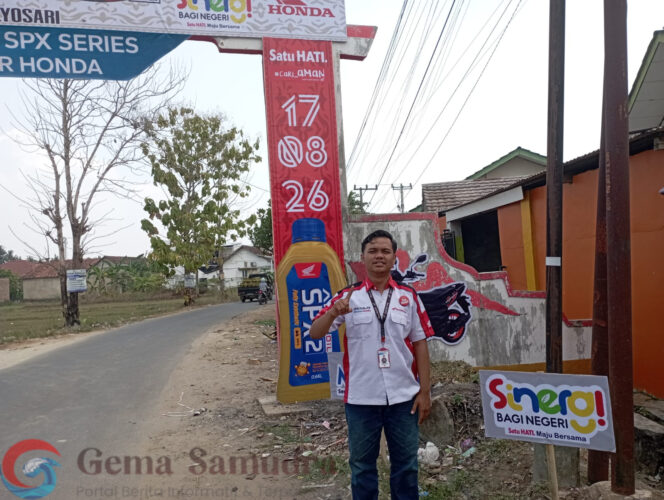 
Tunas Honda Motor Cabang Metro Melalui Pos Pemasaran Mulyosari Memeriahkan HUT RI Ke-81 di Kelurahan Mulyosari Metro Barat