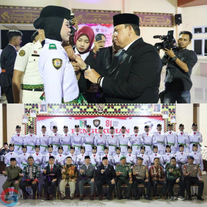 
32 Putra-putri Terbaik Lamtim Dikukuhkan Jadi Paskibraka 2026