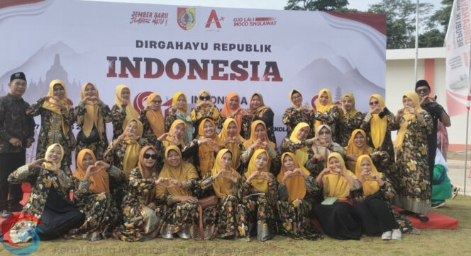 
LSN dan Srikandi Kecamatan Ajung Ikuti Moment Sakral Peringati HUT RI ke-81