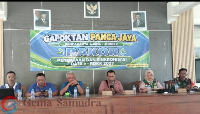 
Gapoktan Panca Jaya saat Rakor e- RDKK 